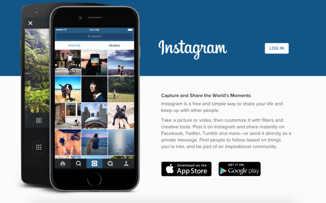 Instagram Log In Page